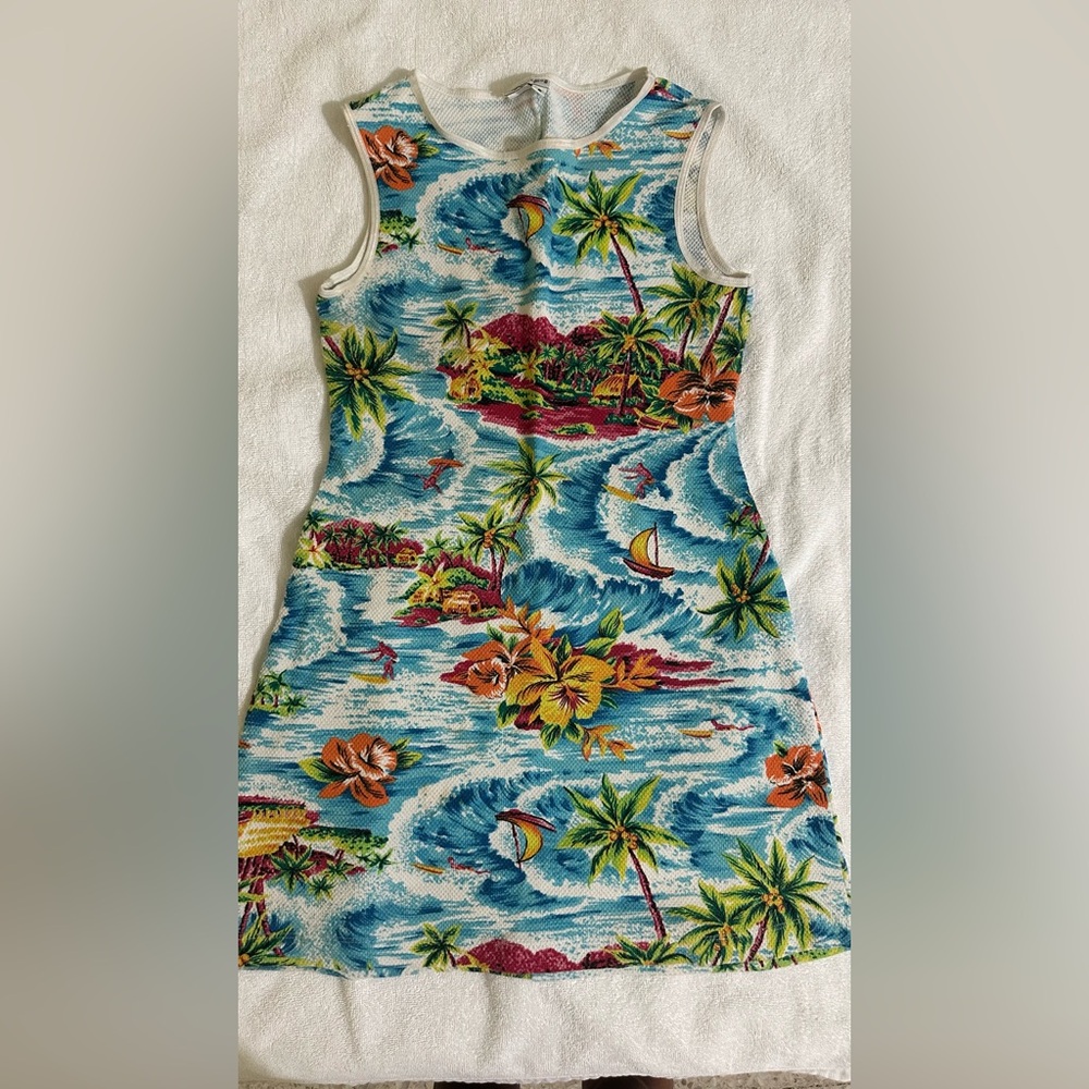 Rampage Hawaiian Print Dress